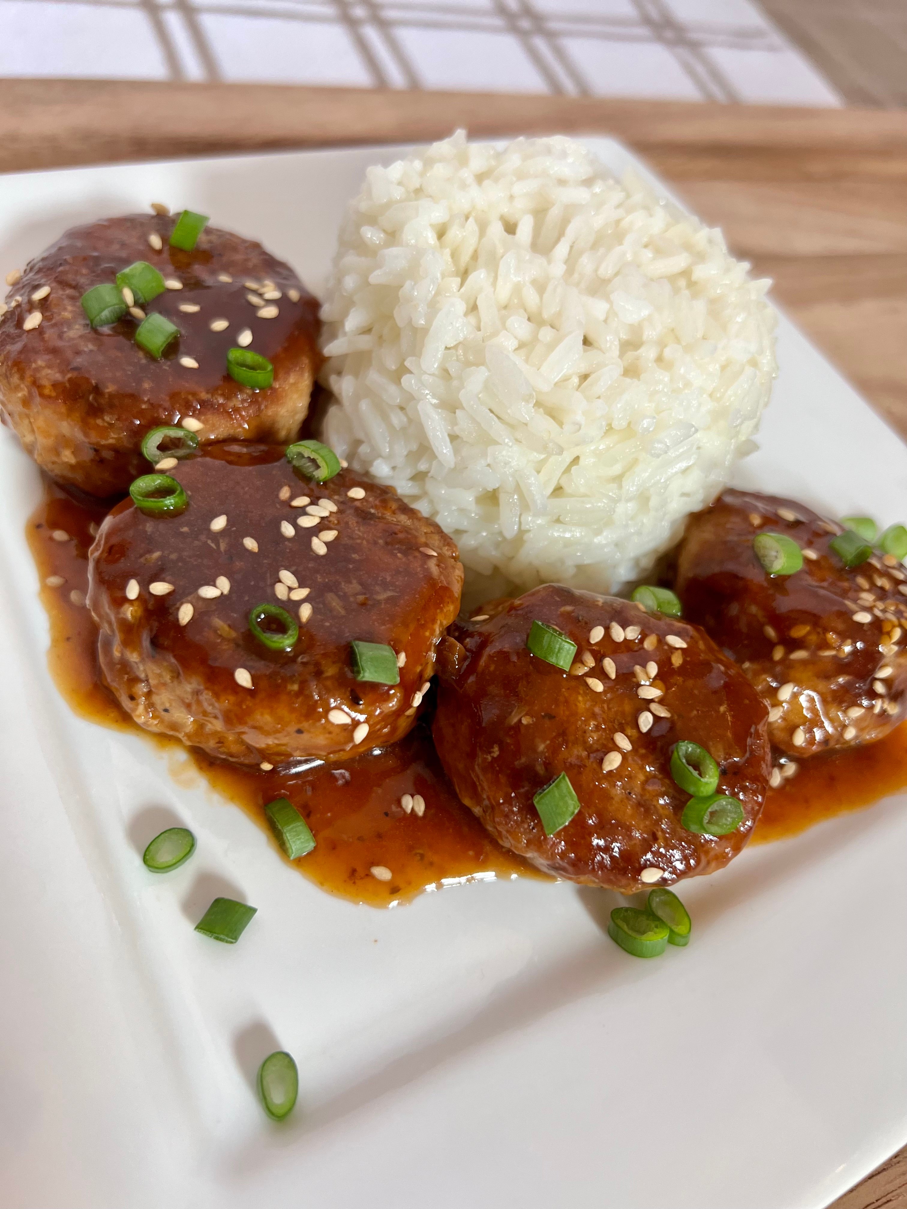 chicken teriyaki meatballs