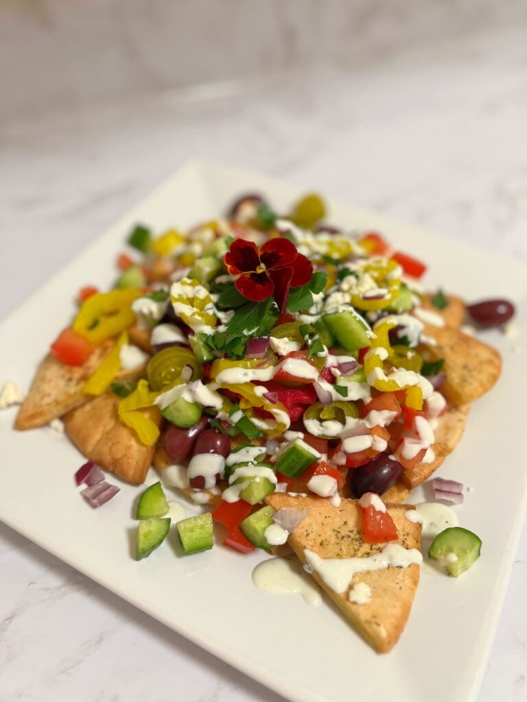 mediterranean nachos
