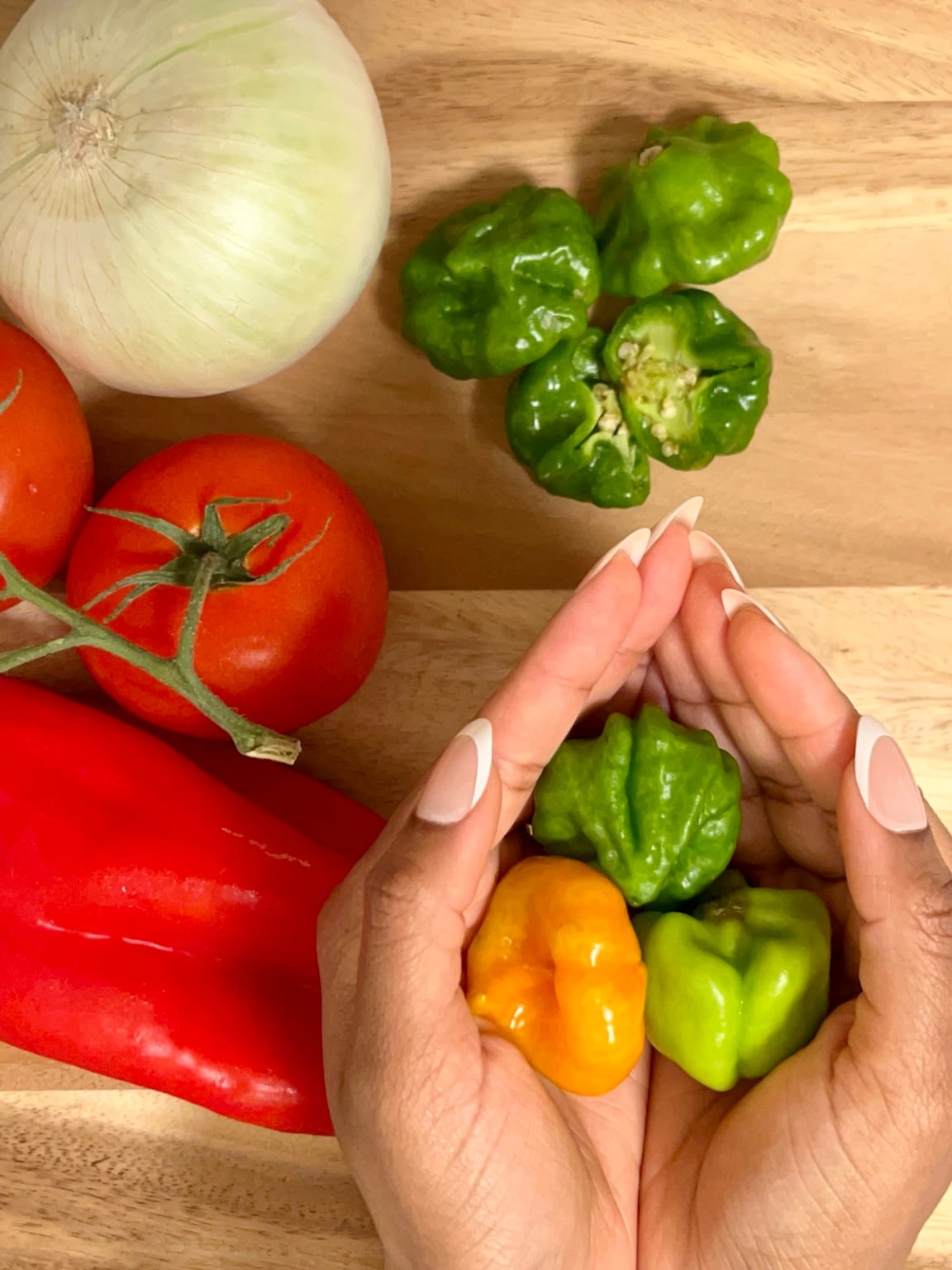 Puerto Rican Sofrito Ingredients