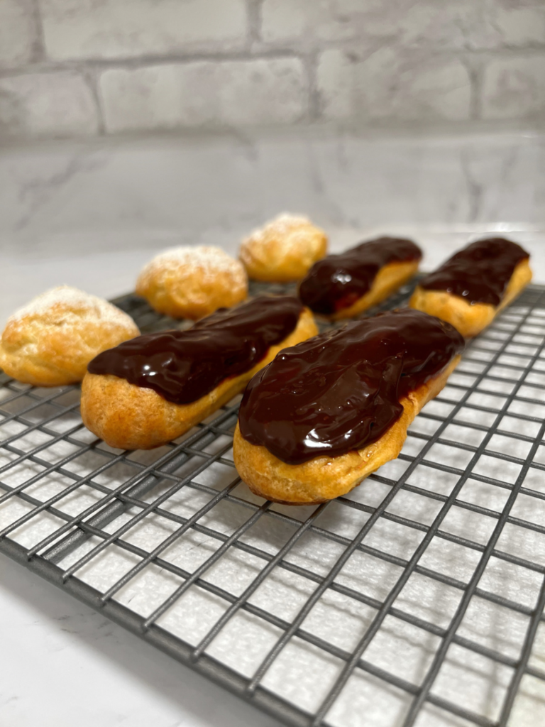 Eclairs and cream puffs recipe