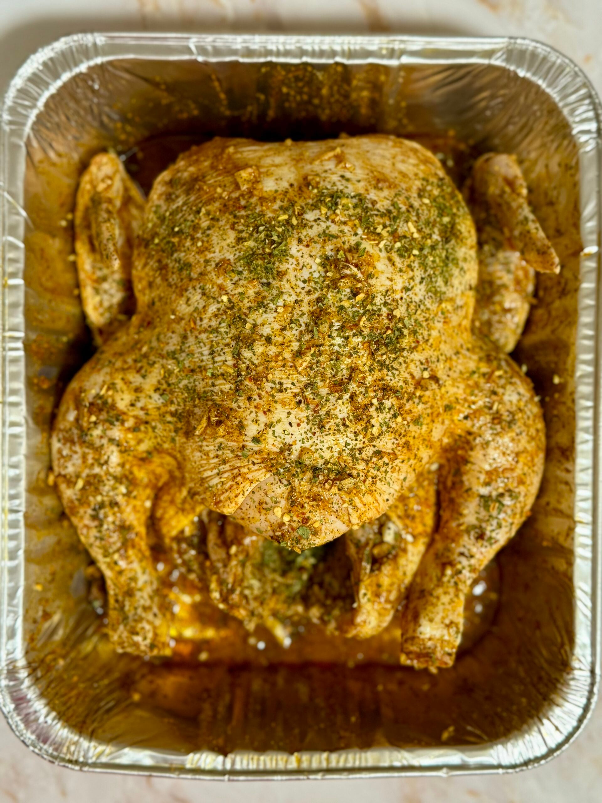 Puerto Rican Pollo al Horno- Whole Chicken