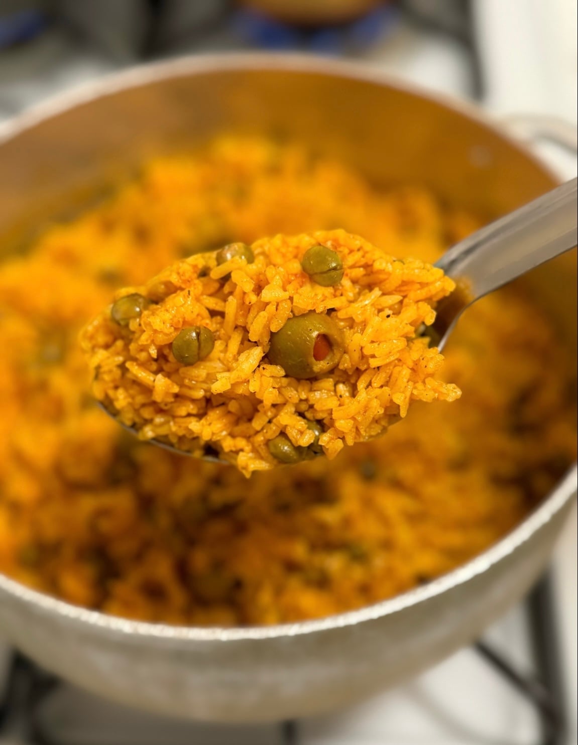 Arroz con Gandules (Puerto Rican Rice and Pigeon Peas)
