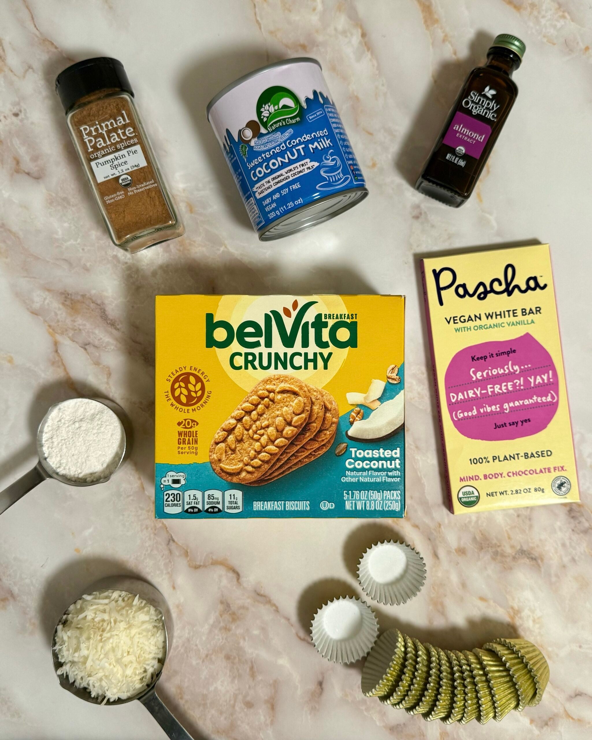 Coconut Rum Balls ingredients