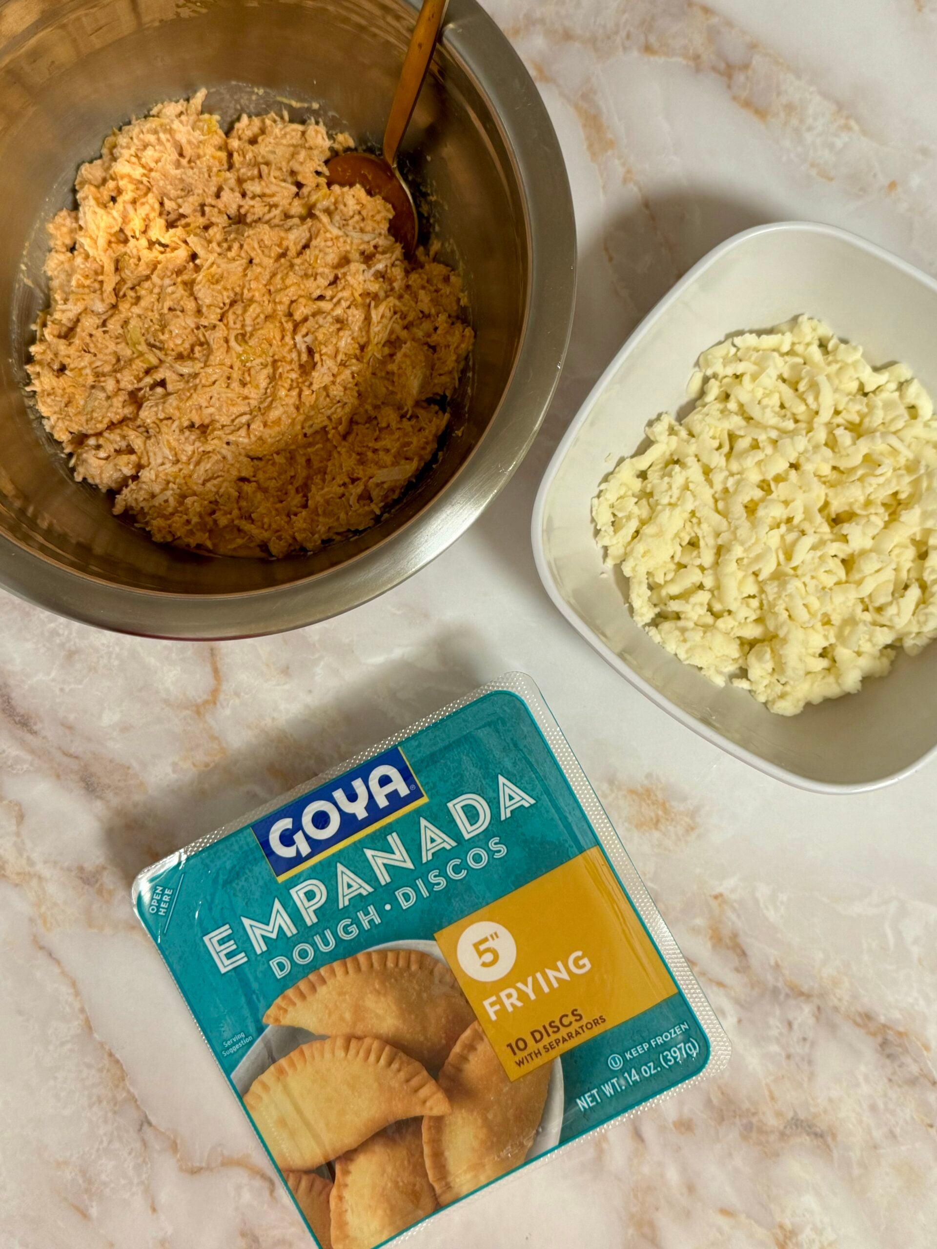 buffalo chicken empanadas