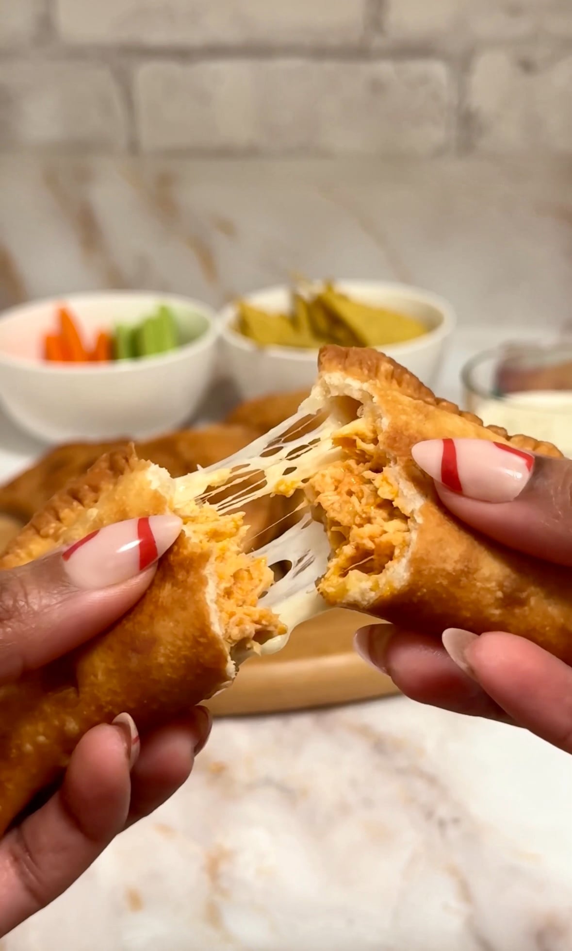 Buffalo Chicken Empanadas