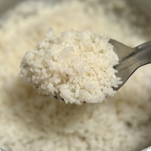 Arroz blanco, white rice