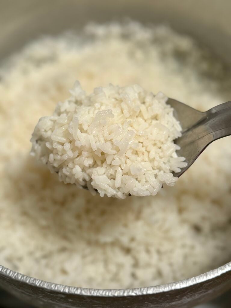 Arroz blanco, white rice