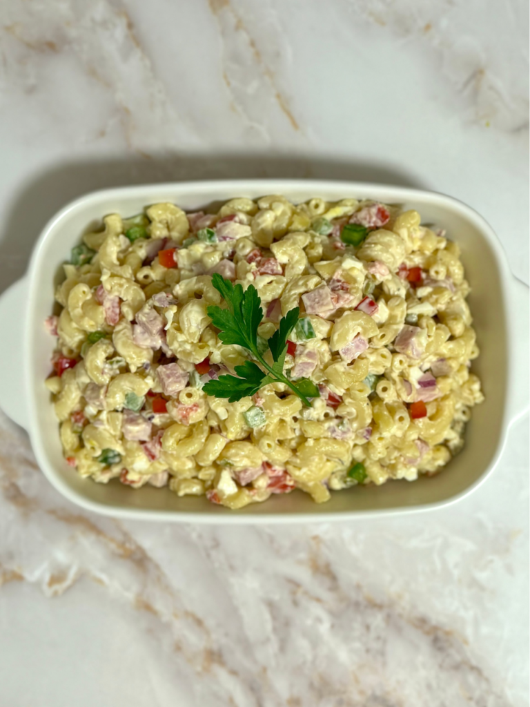 Puerto Rican Macaroni Salad, ensalada de coditos