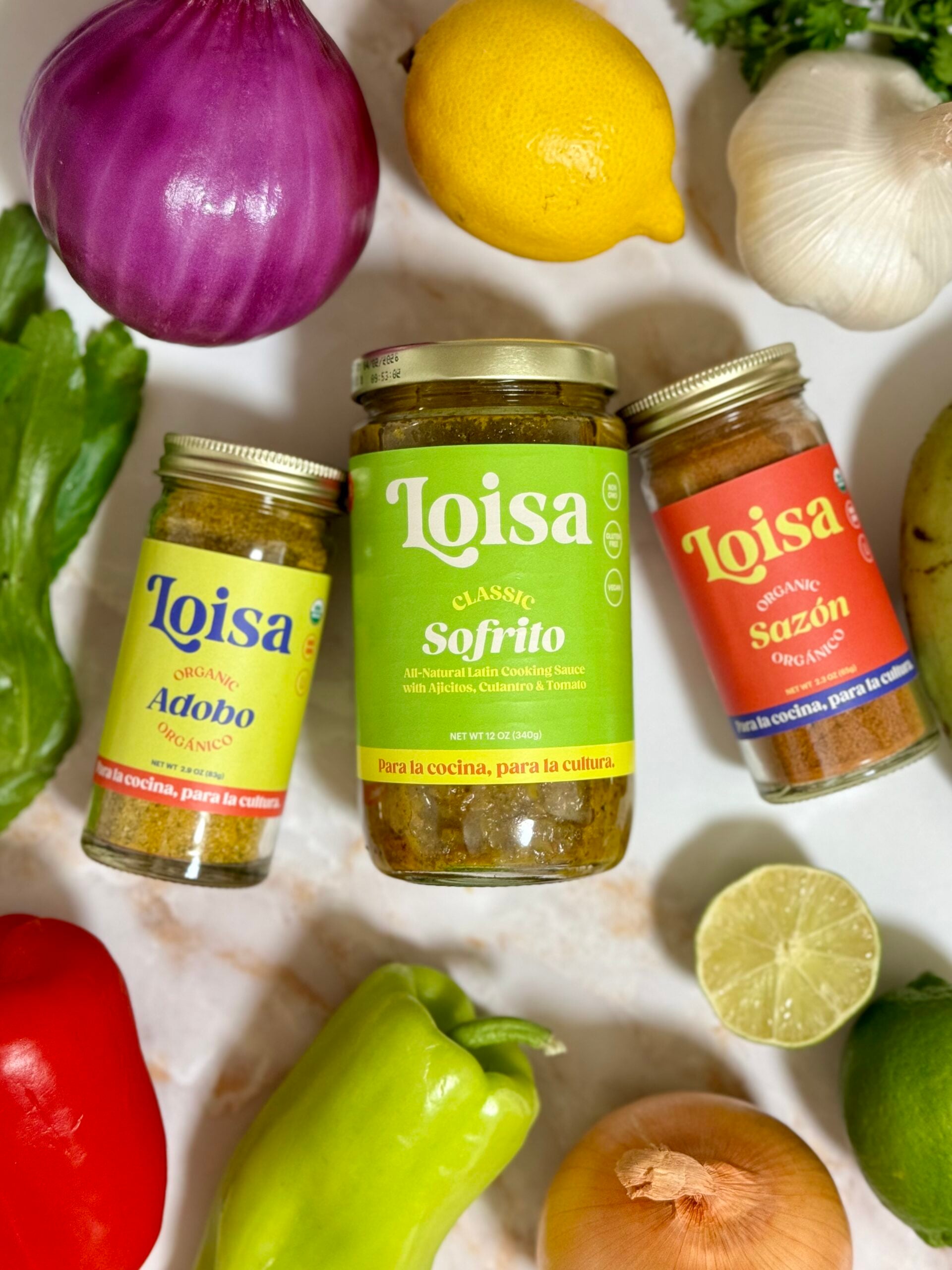 Loisa adobo, sazon, sofrito