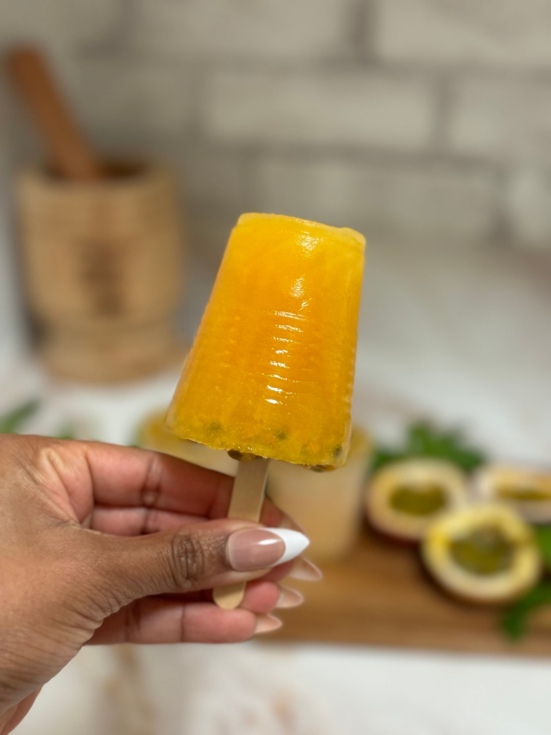 Limber de Parcha (Passion Fruit Ice Pops)
