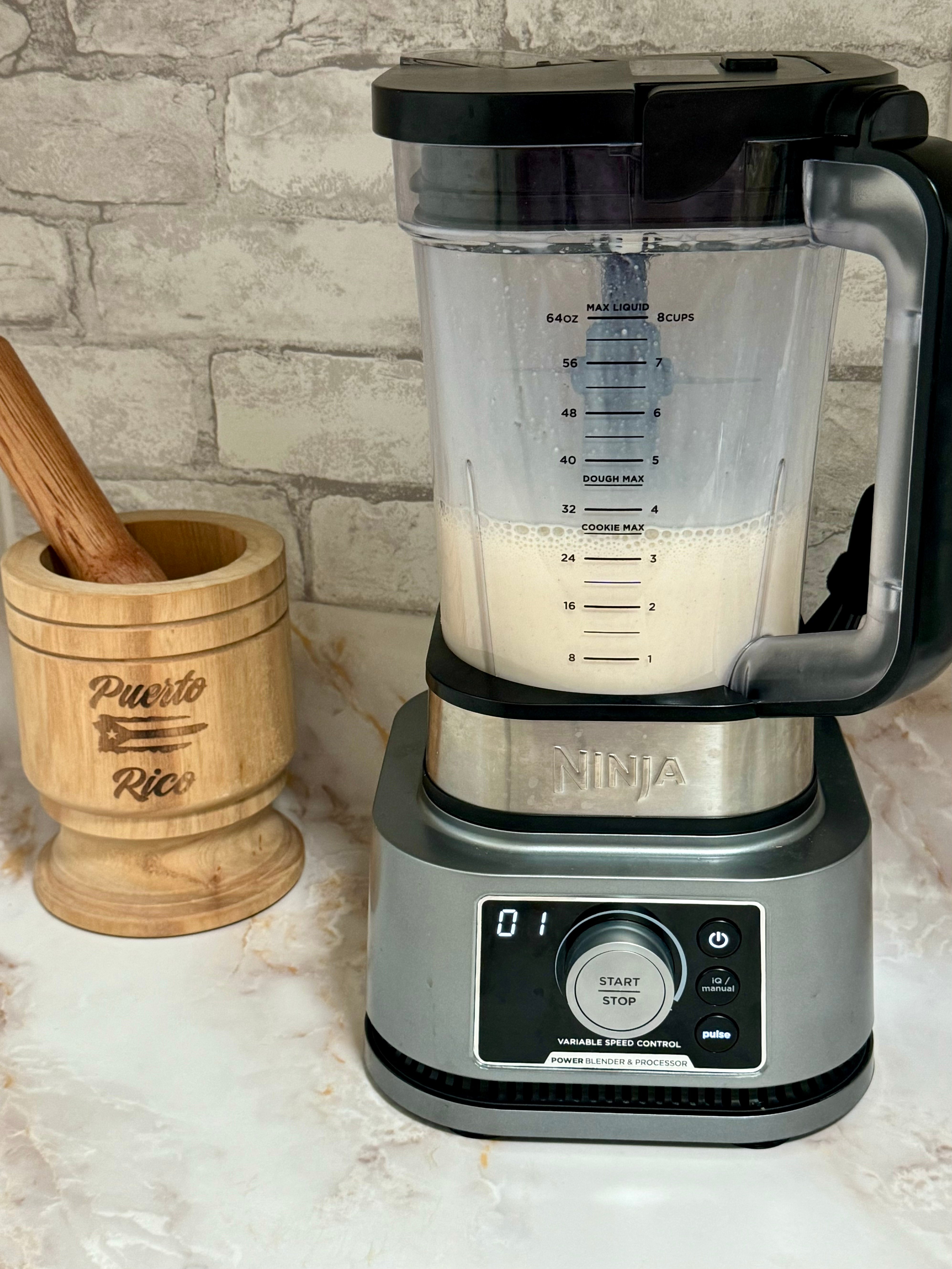 limber de leche in Ninja blender