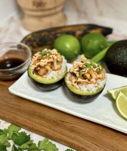 caribbean sushi avocado boats