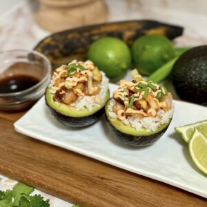 caribbean sushi avocado boats