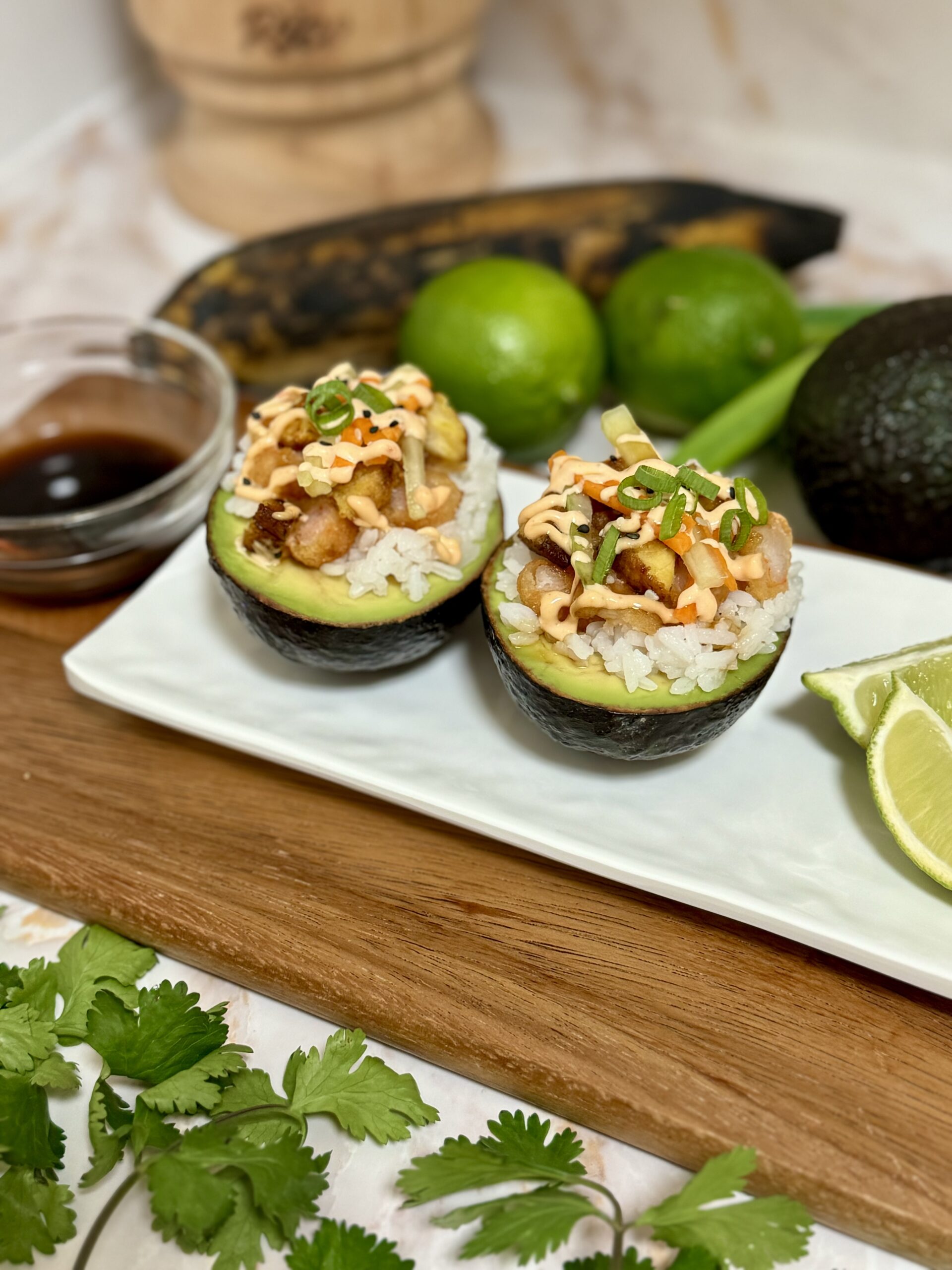 caribbean sushi avocado boats
