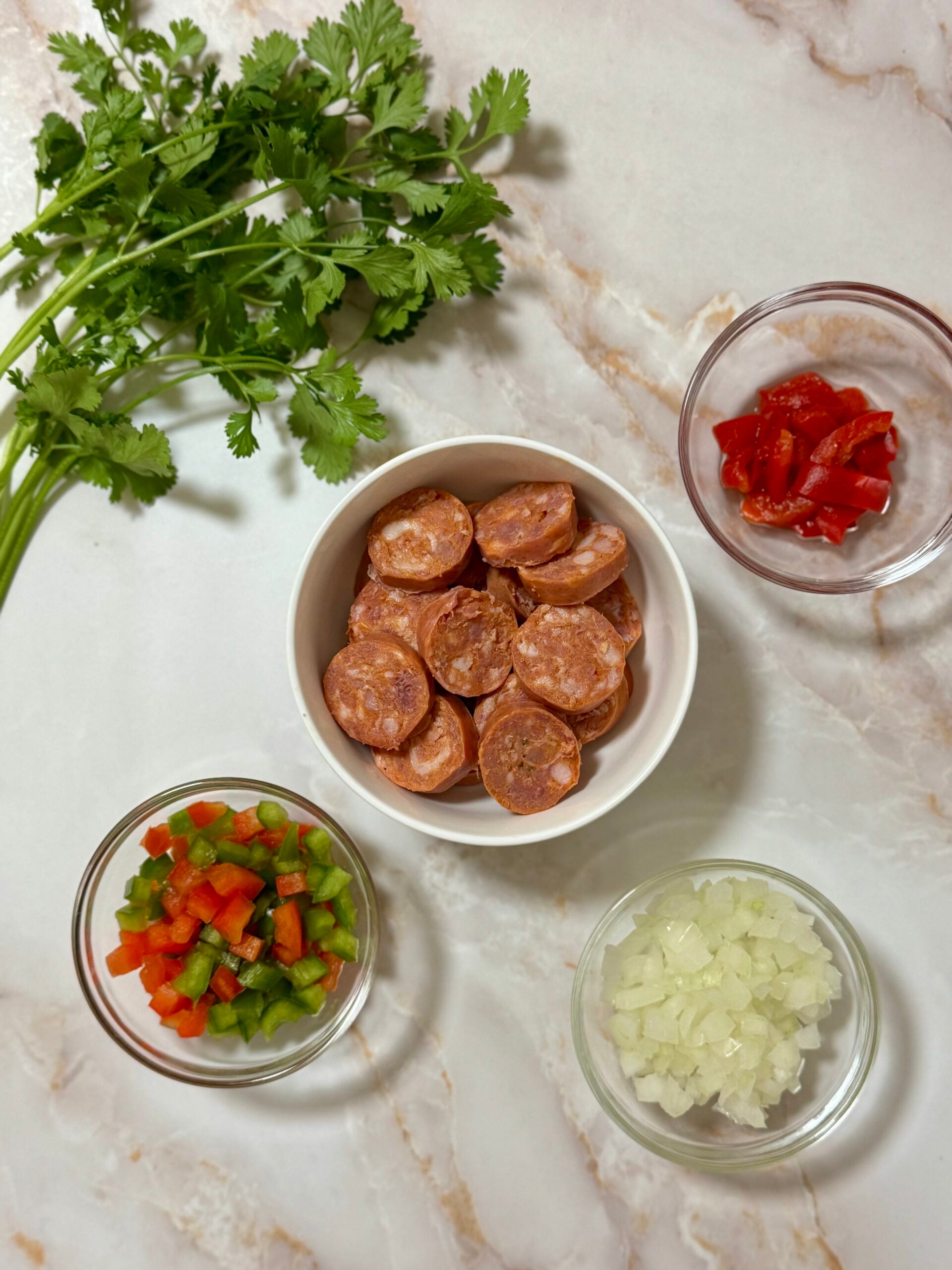 Arroz con Chorizo ingredients