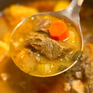 sopa de res