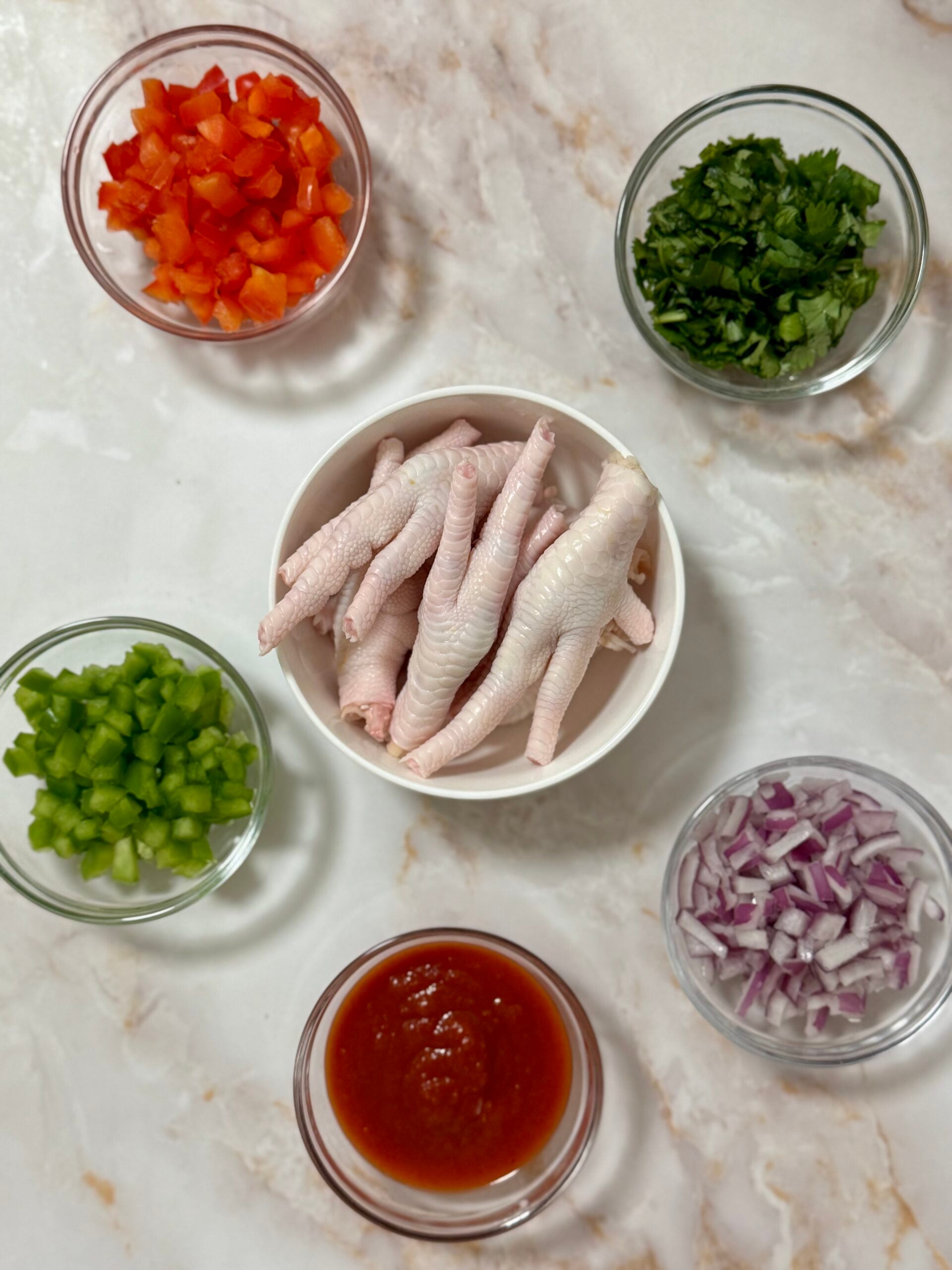 patitas de pollo ingredientes
