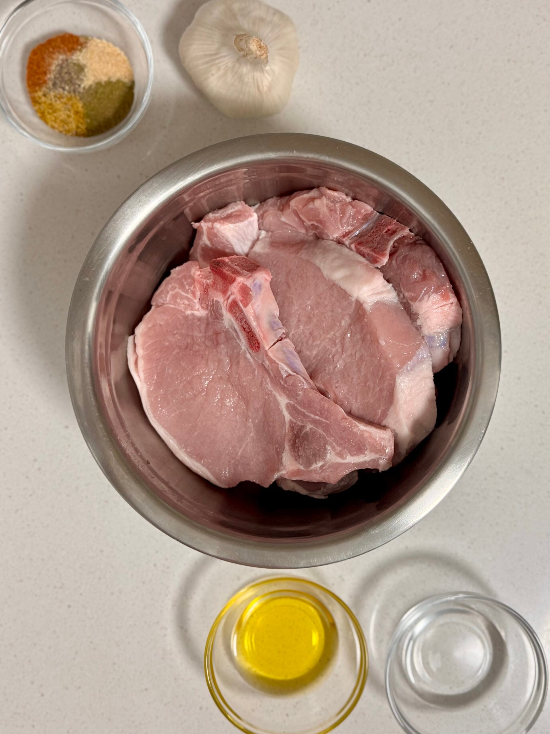 Puerto Rican pork chops ingredients