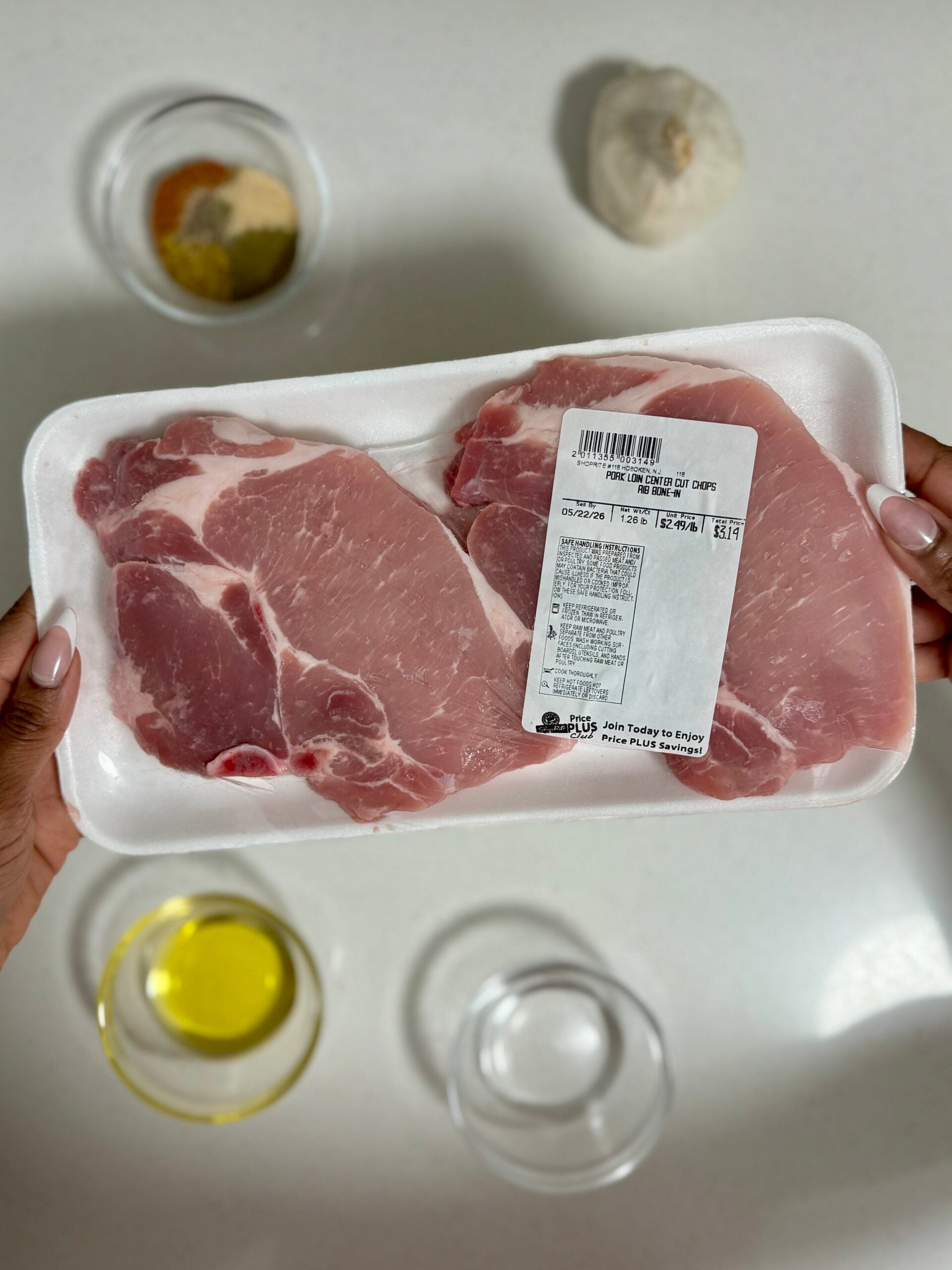 Puerto Rican pork chops ingredients